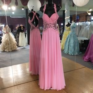 Morrell Maxie Rhinestoned & Beaded Dress